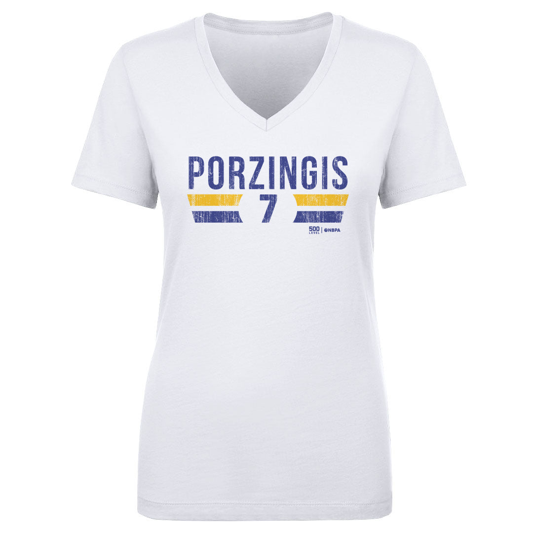 Kristaps Porzingis Women's V-Neck T-Shirt | 500 LEVEL