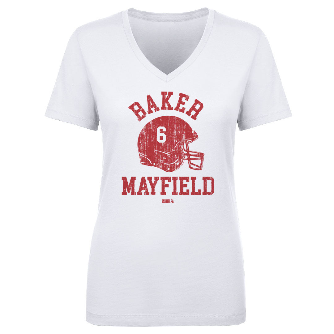 Baker Mayfield Women's V-Neck T-Shirt | 500 LEVEL