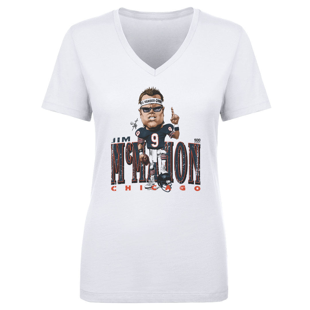 Jim McMahon Women's V-Neck T-Shirt | 500 LEVEL