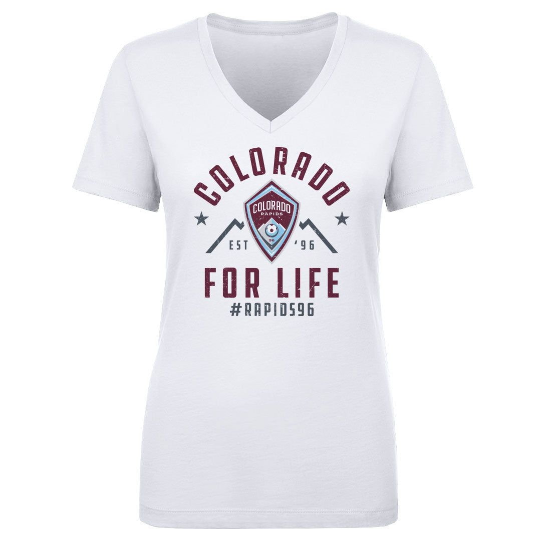 Colorado Rapids Women's V-Neck T-Shirt | 500 LEVEL