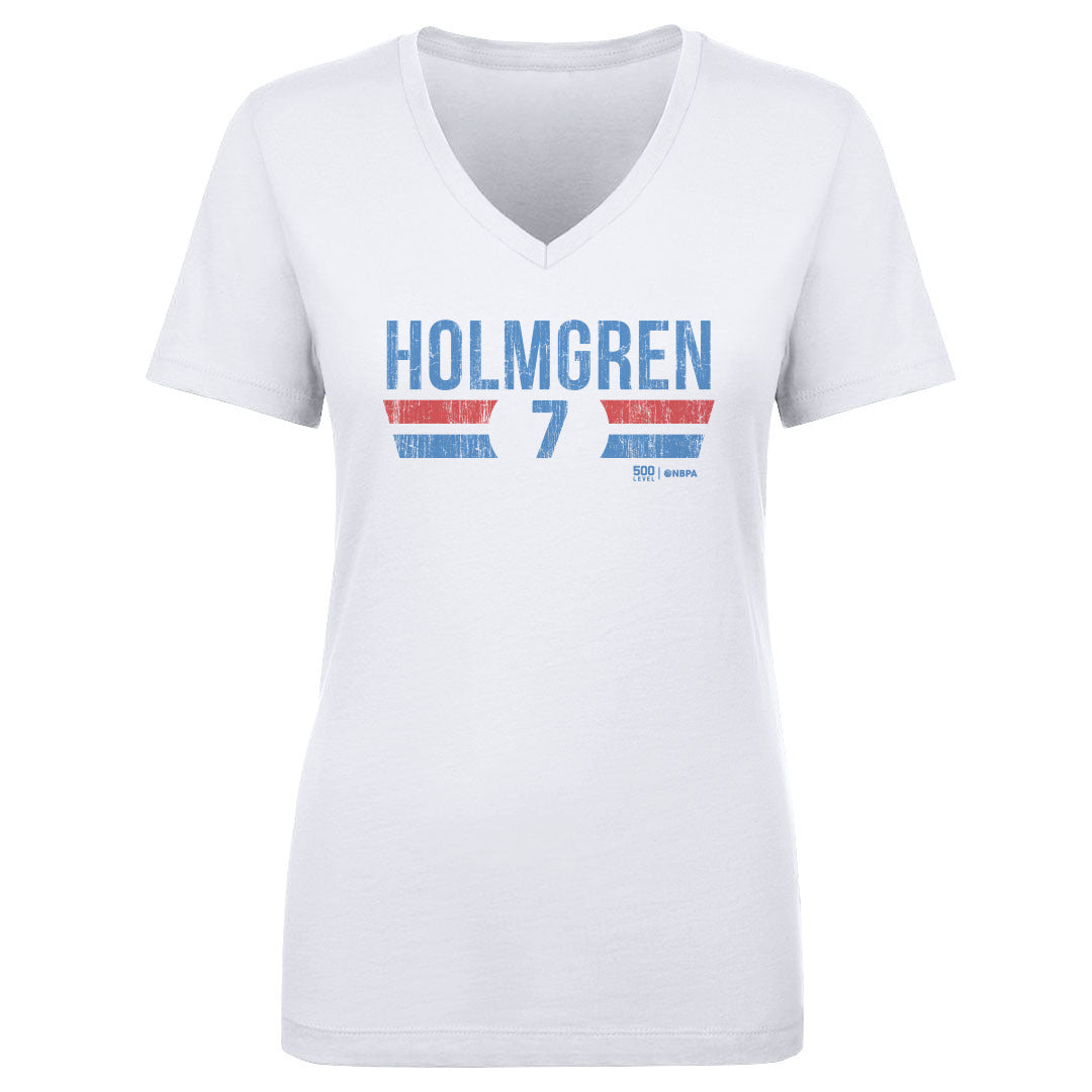 Chet Holmgren Women's V-Neck T-Shirt | 500 LEVEL