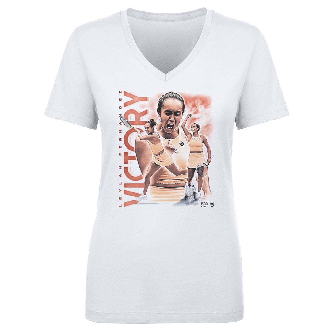 Leylah Fernandez Women's V-Neck T-Shirt | 500 LEVEL
