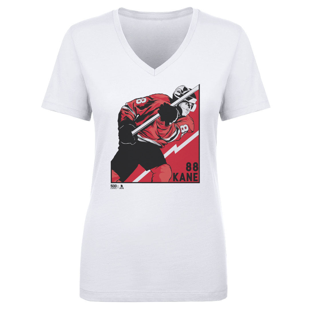 Patrick Kane Women's V-Neck T-Shirt | 500 LEVEL