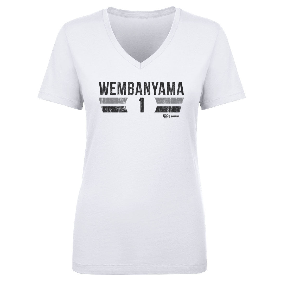 Victor Wembanyama Women's V-Neck T-Shirt | 500 LEVEL