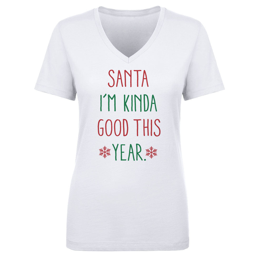 Christmas Women's V-Neck T-Shirt | 500 LEVEL