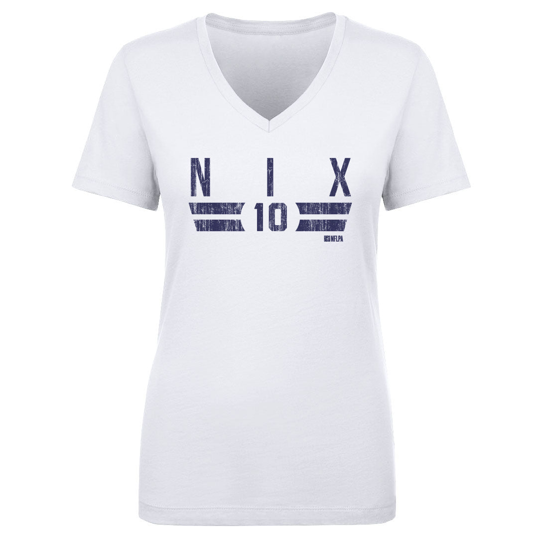 Bo Nix Women's V-Neck T-Shirt | 500 LEVEL