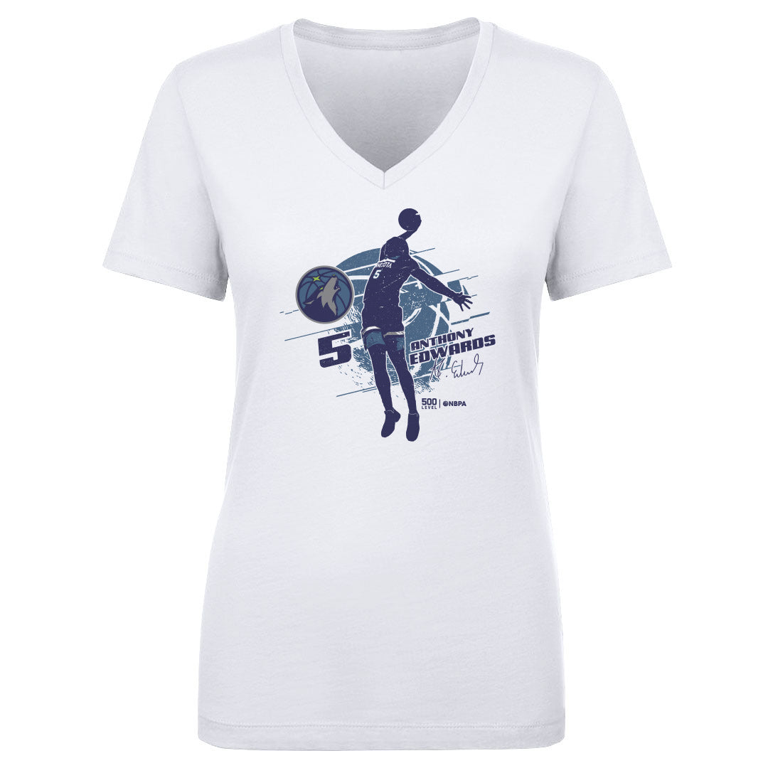 Anthony Edwards Women's V-Neck T-Shirt | 500 LEVEL