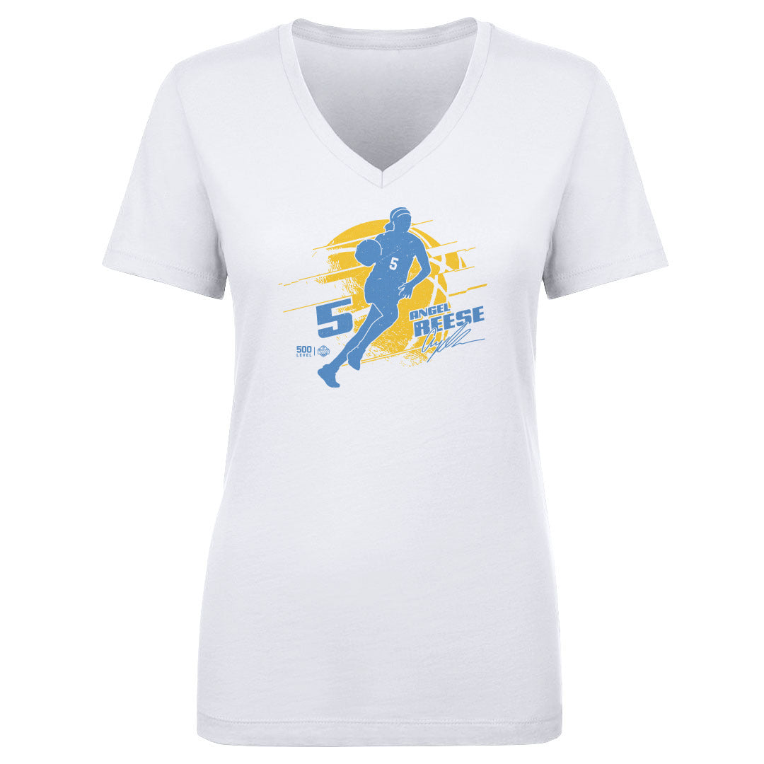 Angel Reese Women's V-Neck T-Shirt | 500 LEVEL