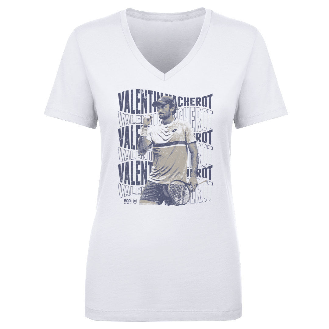 Valentin Vacherot Women's V-Neck T-Shirt | 500 LEVEL