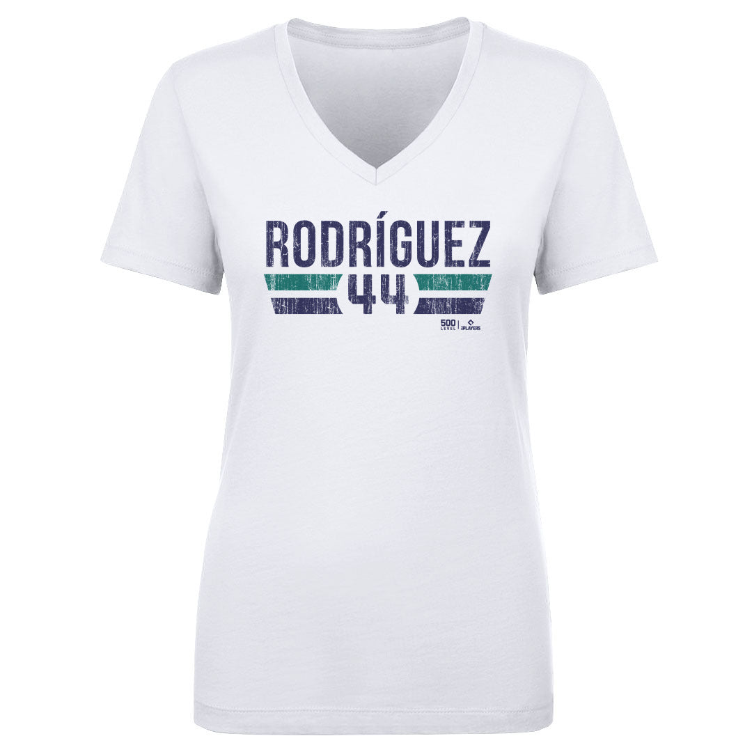 Julio Rodriguez Women's V-Neck T-Shirt | 500 LEVEL