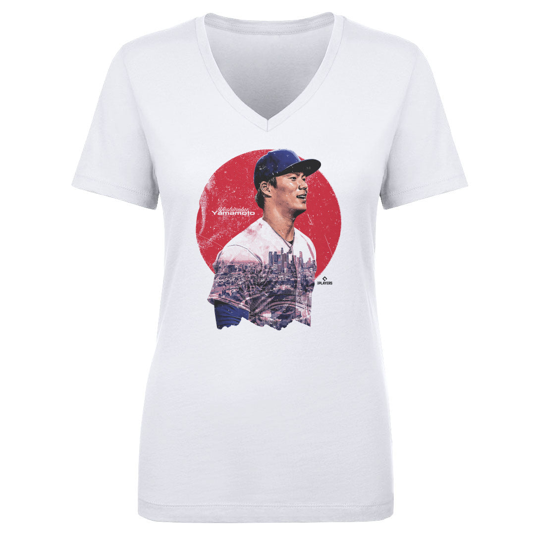 Yoshinobu Yamamoto Women's V-Neck T-Shirt | 500 LEVEL