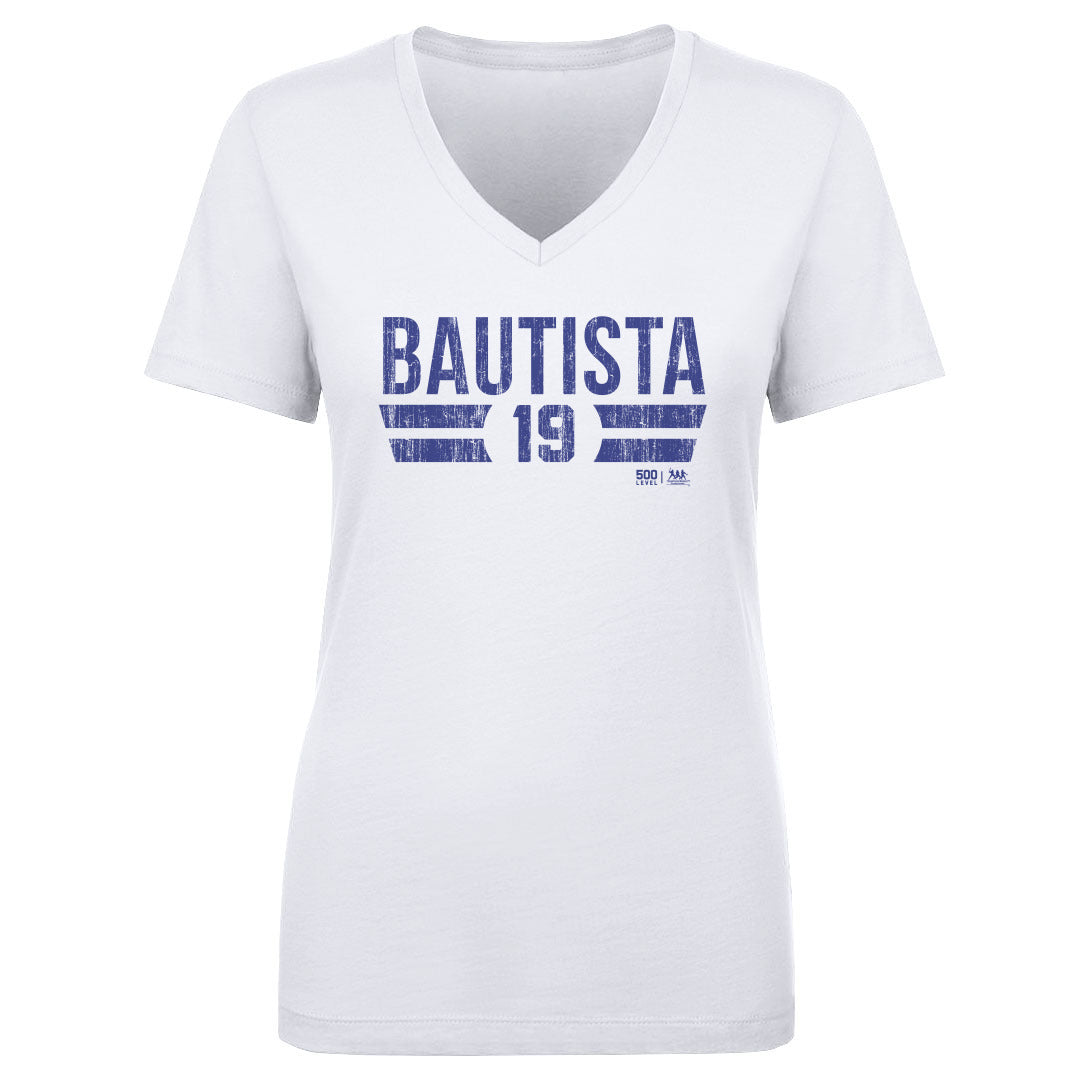 Jose Bautista Women's V-Neck T-Shirt | 500 LEVEL