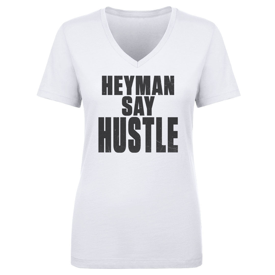 WWE Women's V-Neck T-Shirt | 500 LEVEL