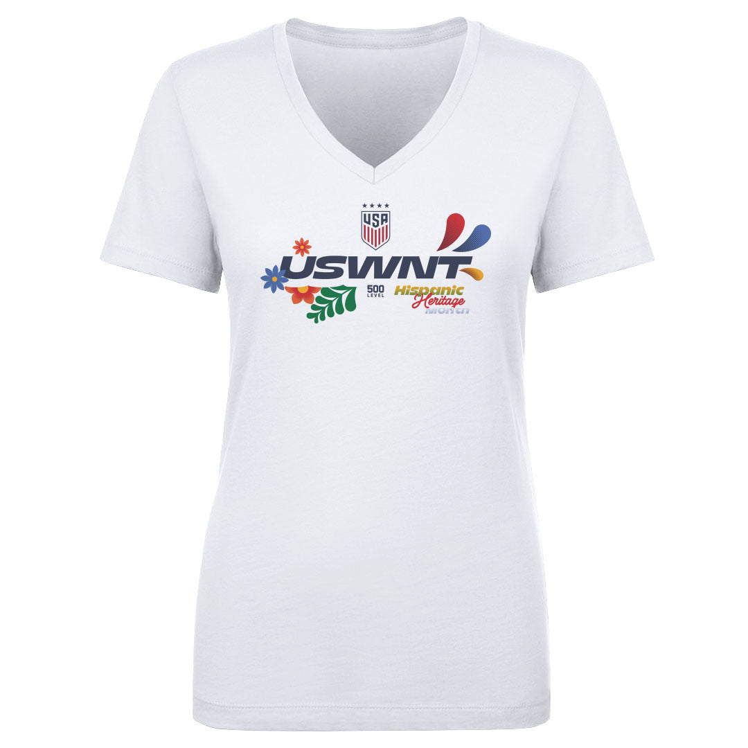 USWNT Women's V-Neck T-Shirt | 500 LEVEL