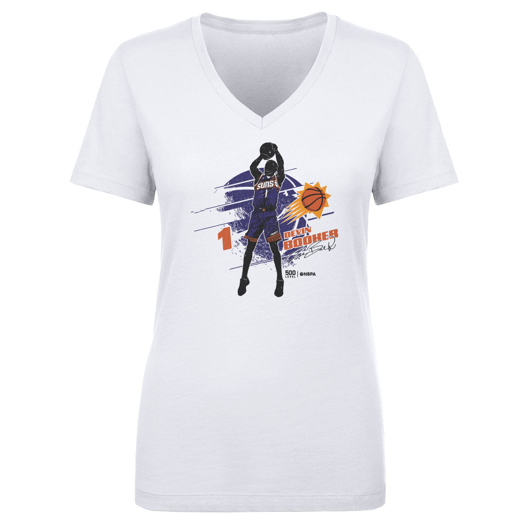 Devin Booker Women's V-Neck T-Shirt | 500 LEVEL