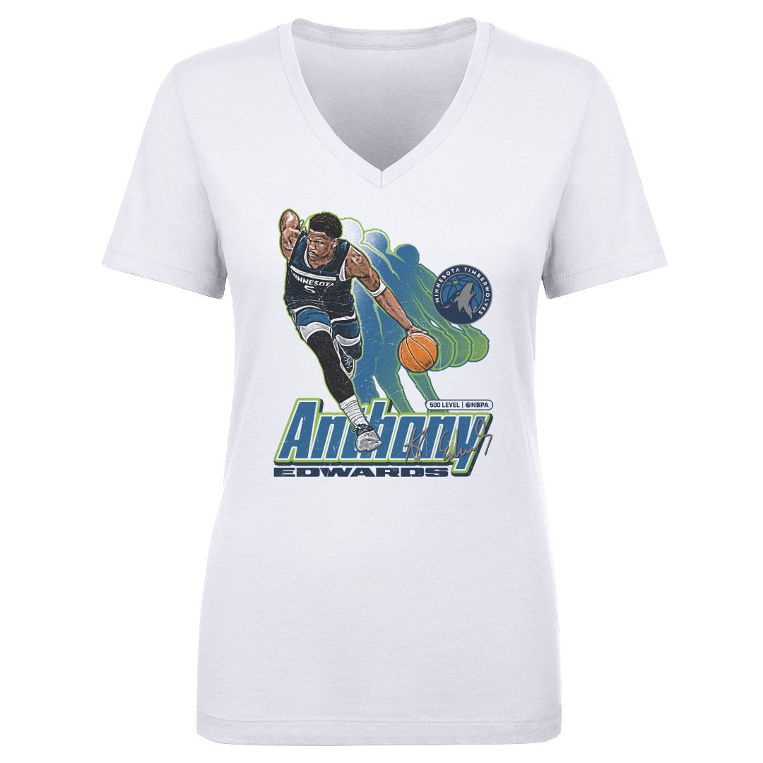 Anthony Edwards Women's V-Neck T-Shirt | 500 LEVEL