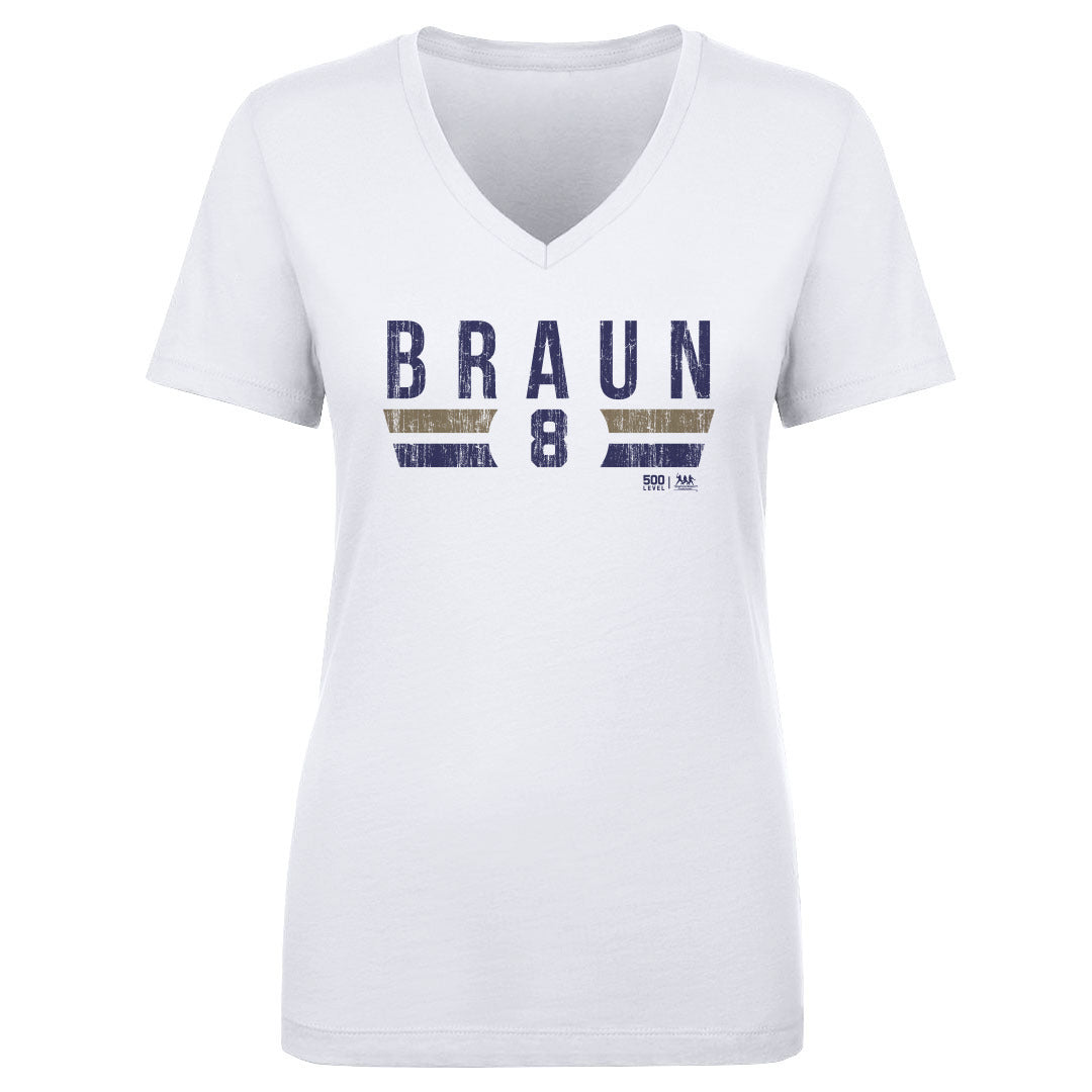 Ryan Braun Women's V-Neck T-Shirt | 500 LEVEL