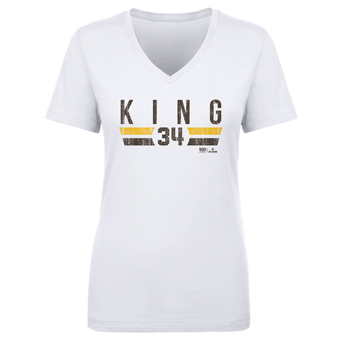 Michael King Women's V-Neck T-Shirt | 500 LEVEL
