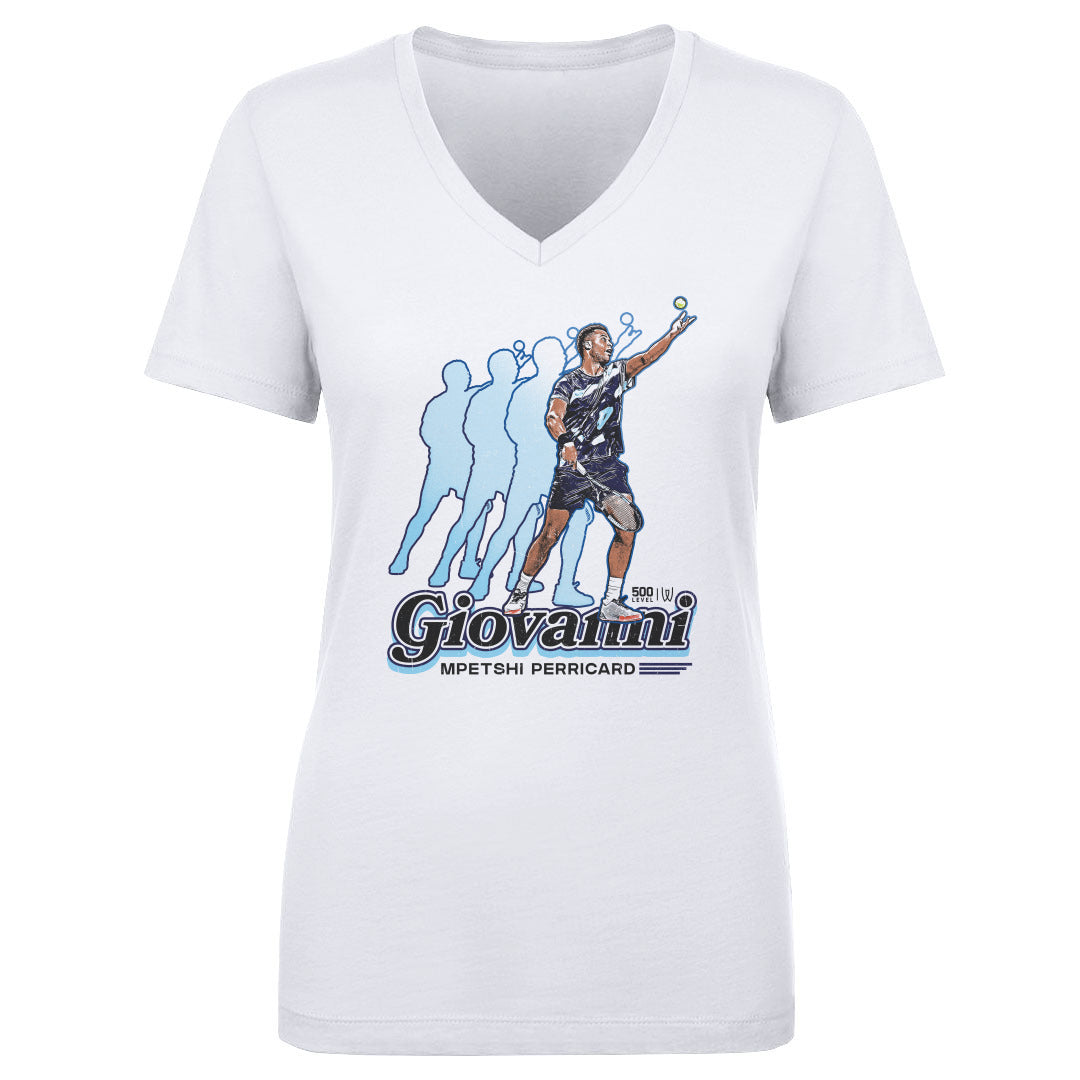 Giovanni Mpetshi Perricard Women's V-Neck T-Shirt | 500 LEVEL
