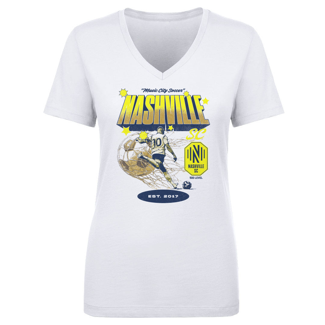 Nashville SC Women's V-Neck T-Shirt | 500 LEVEL