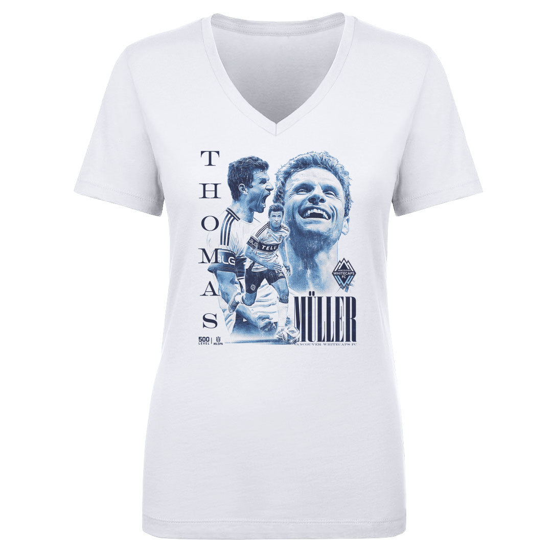 Thomas Muller Women's V-Neck T-Shirt | 500 LEVEL