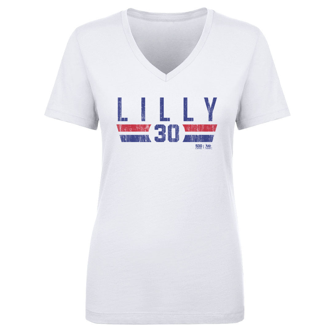 Ted Lilly Women's V-Neck T-Shirt | 500 LEVEL