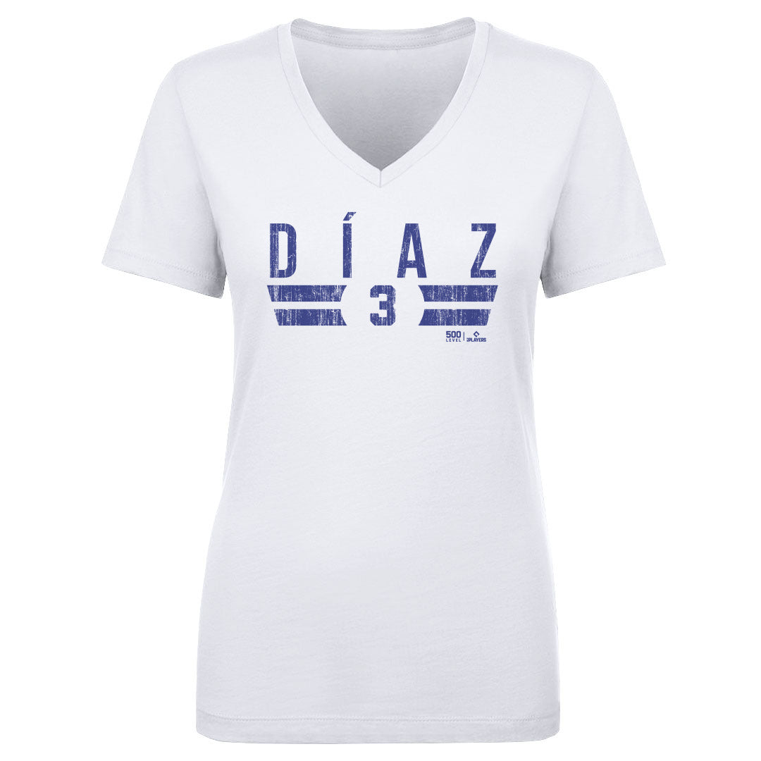 Edwin Diaz Women's V-Neck T-Shirt | 500 LEVEL