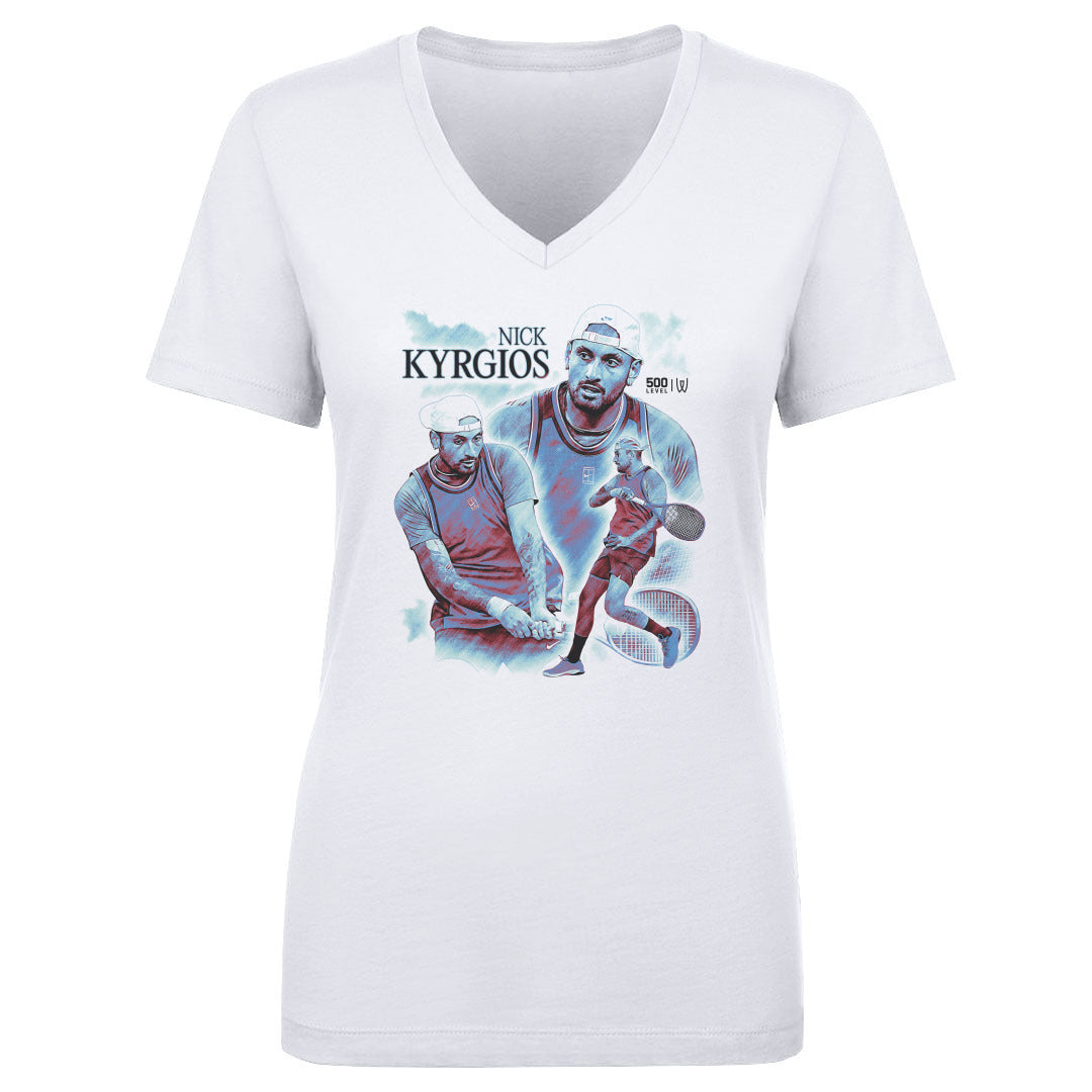 Nick Kyrgios Women's V-Neck T-Shirt | 500 LEVEL