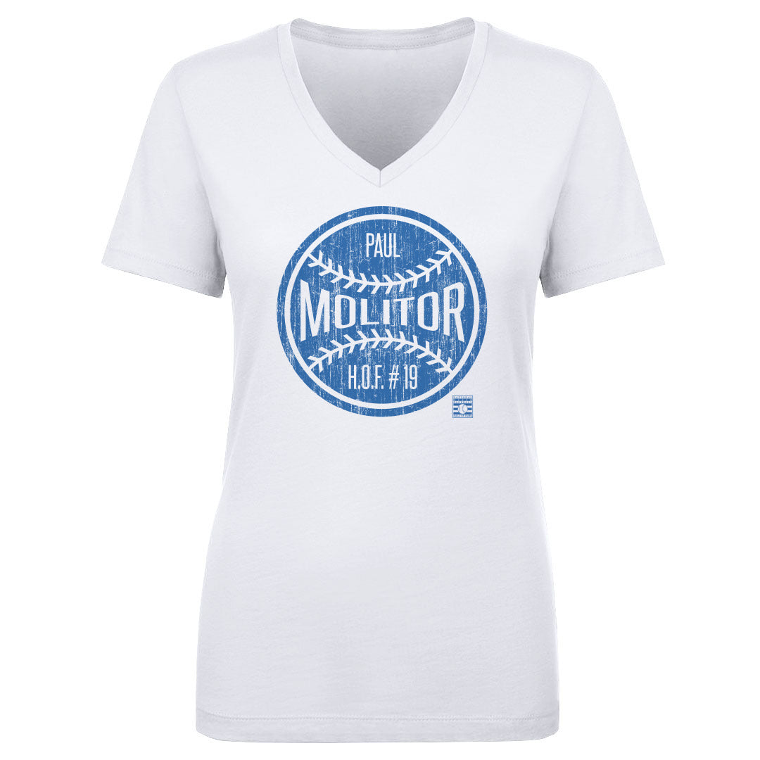 Paul Molitor Women's V-Neck T-Shirt | 500 LEVEL