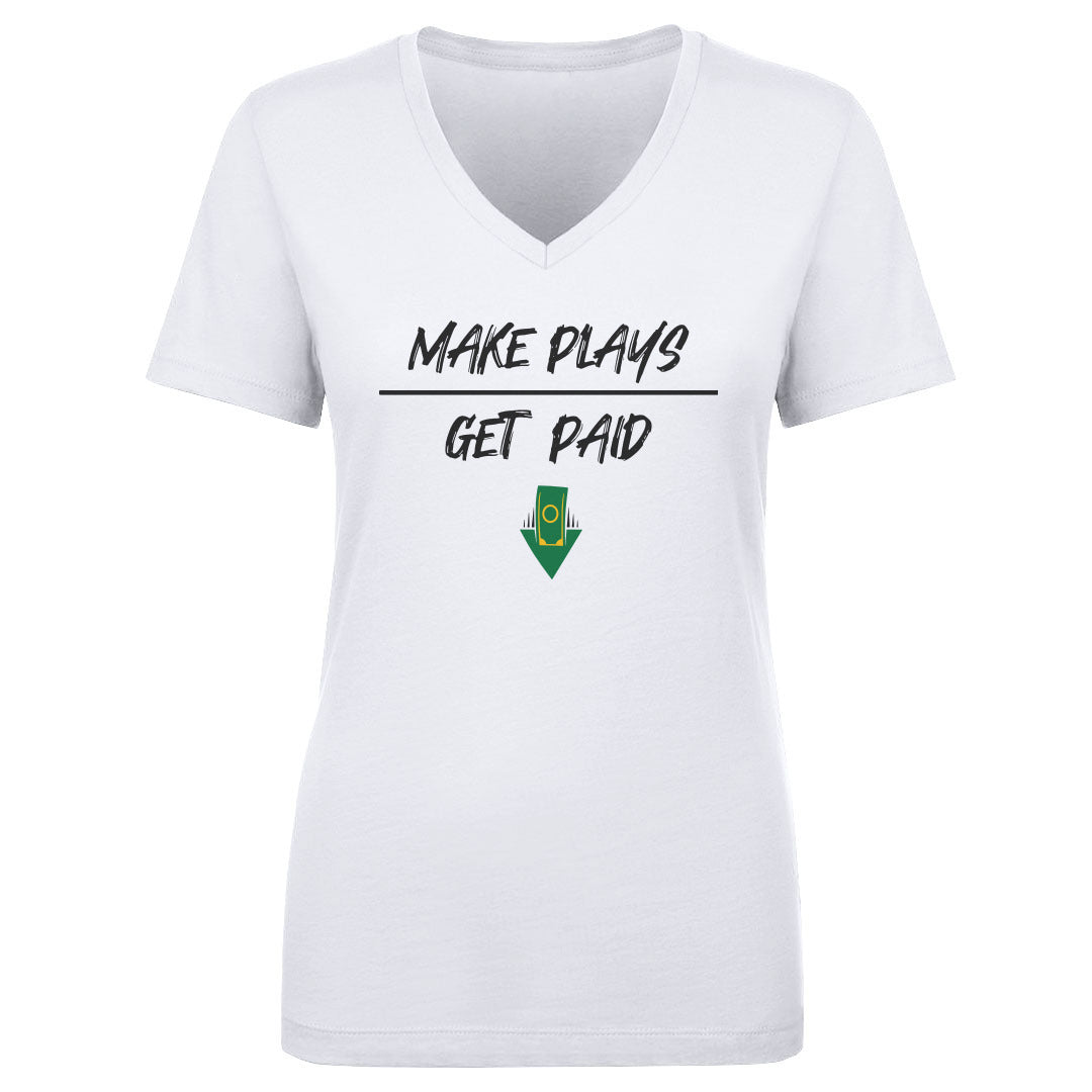 James White Women's V-Neck T-Shirt | 500 LEVEL