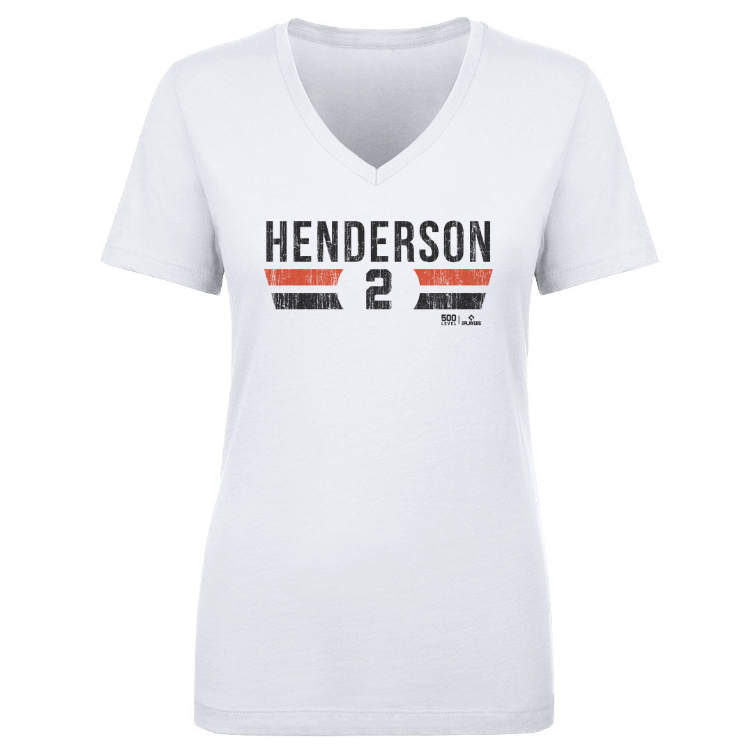 Gunnar Henderson Women's V-Neck T-Shirt | 500 LEVEL