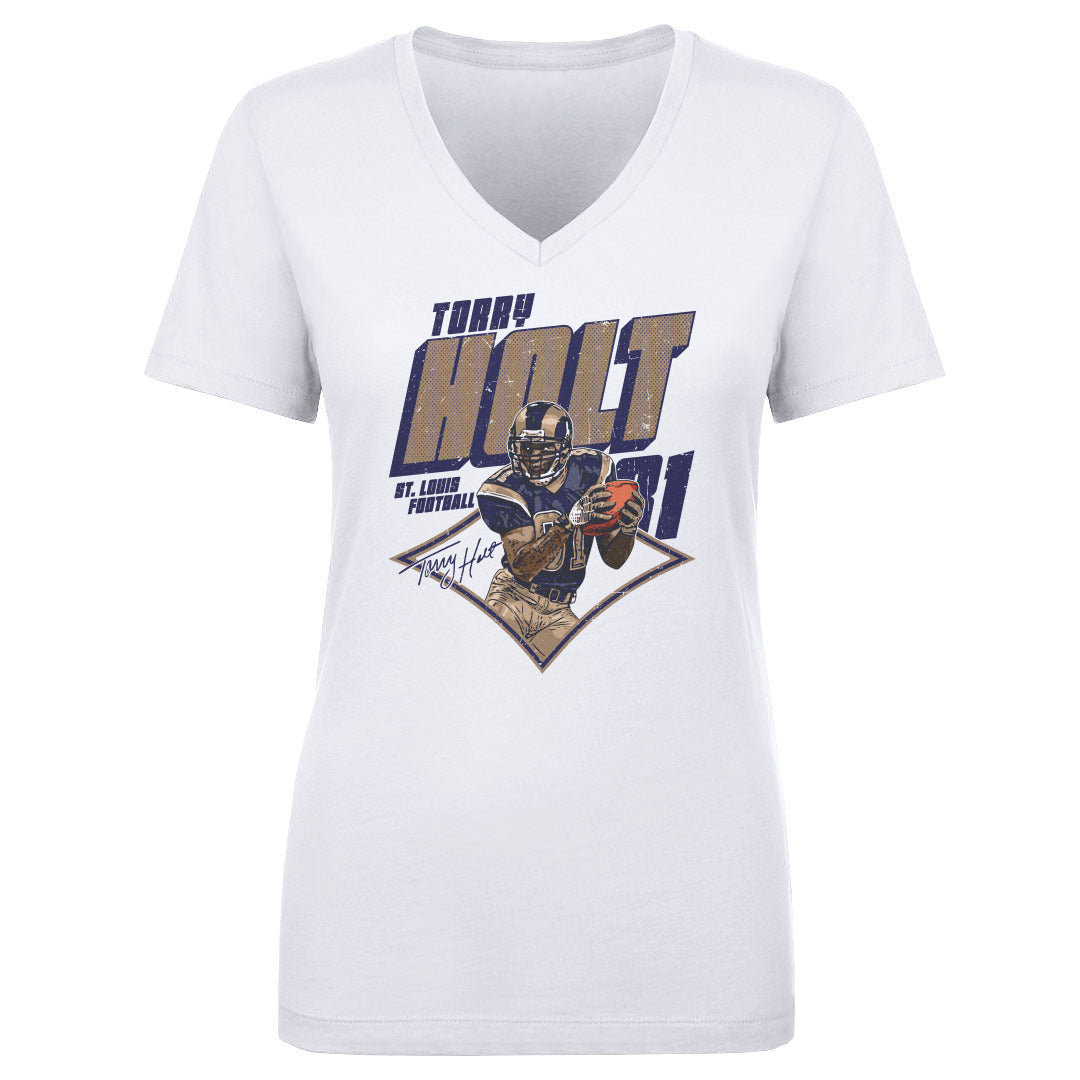 Torry Holt Women's V-Neck T-Shirt | 500 LEVEL