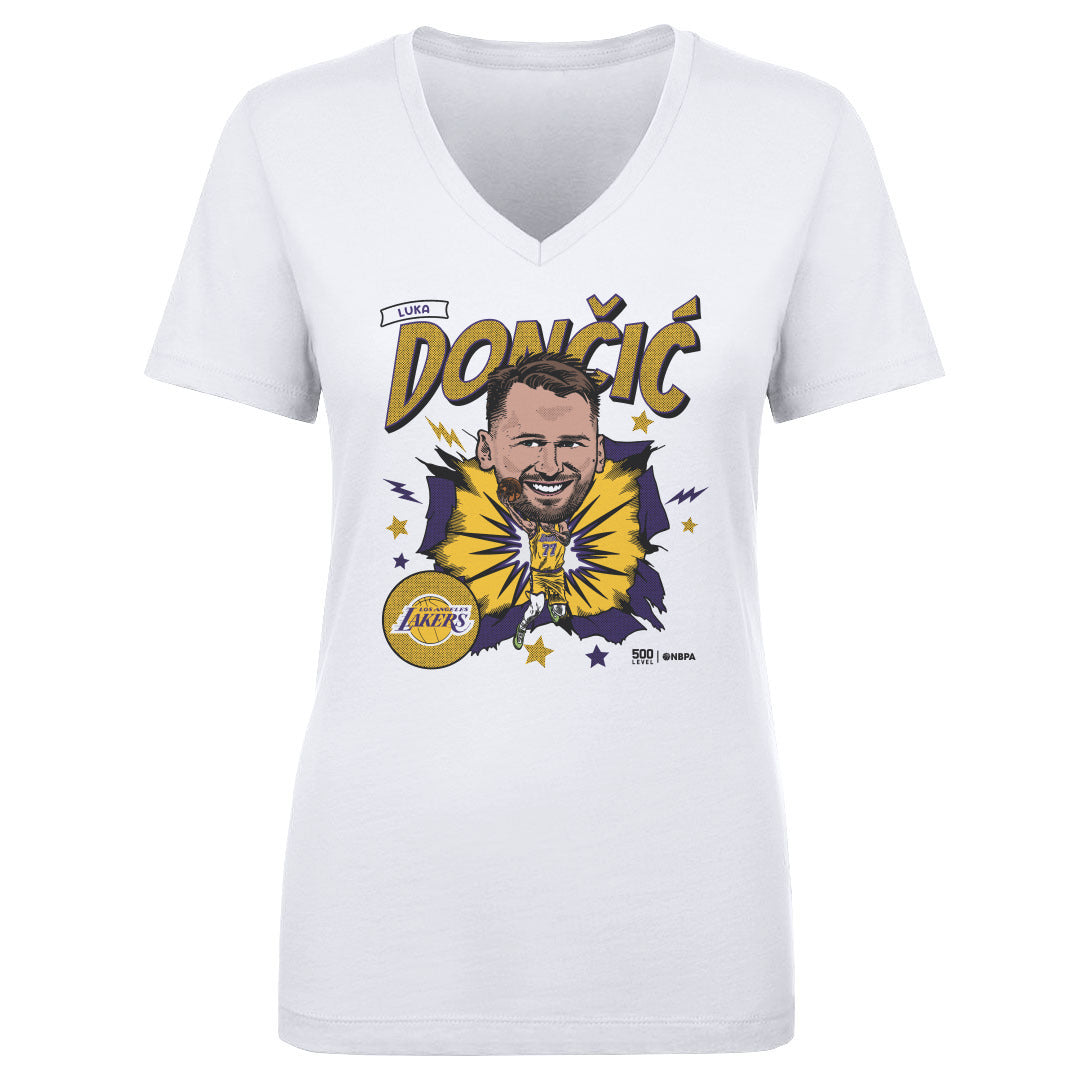 Luka Doncic Women's V-Neck T-Shirt | 500 LEVEL