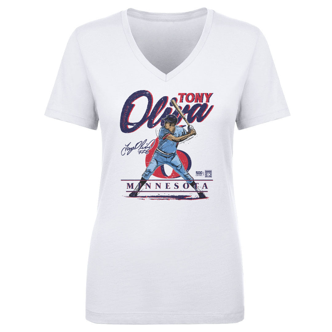 Tony Oliva Women's V-Neck T-Shirt | 500 LEVEL