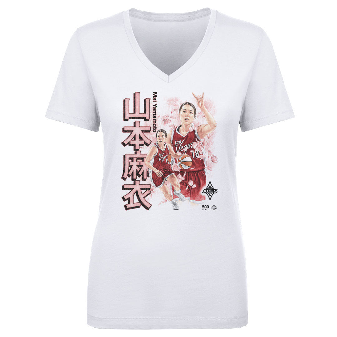Mai Yamamoto Women's V-Neck T-Shirt | 500 LEVEL