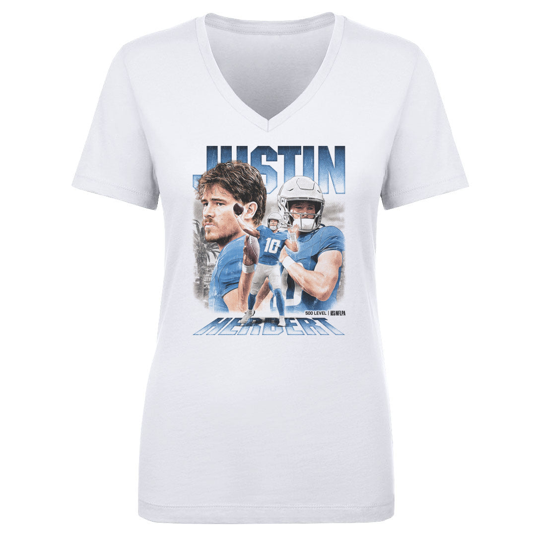 Justin Herbert Women's V-Neck T-Shirt | 500 LEVEL