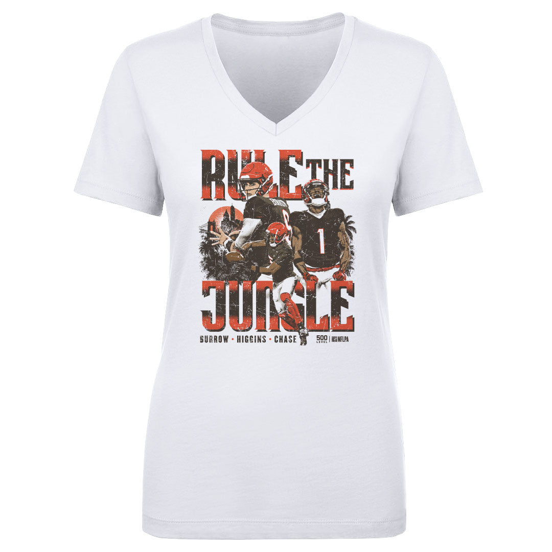 Joe Burrow Women's V-Neck T-Shirt | 500 LEVEL