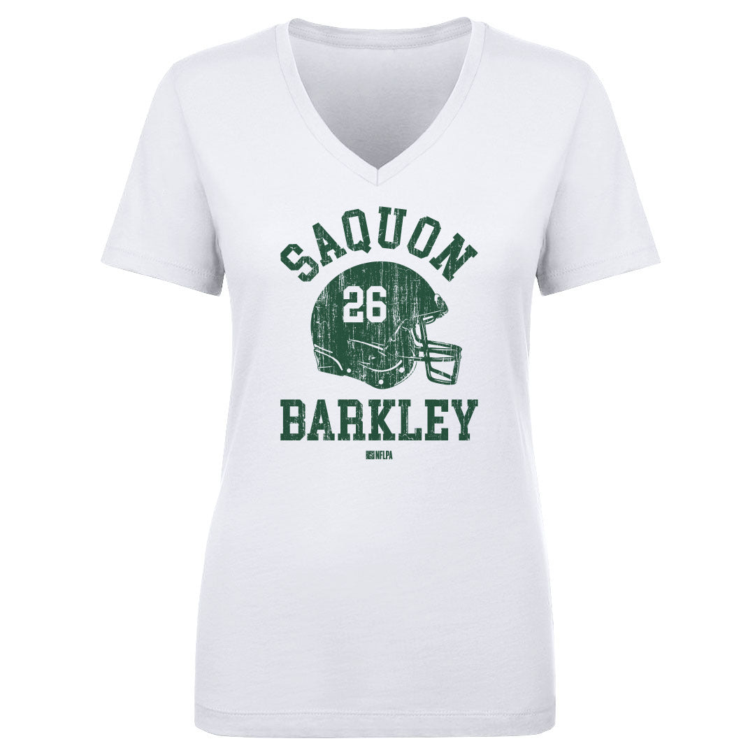 Saquon Barkley Women's V-Neck T-Shirt | 500 LEVEL
