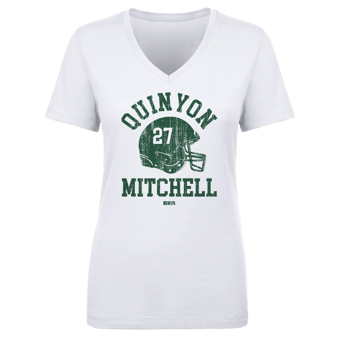 Quinyon Mitchell Women's V-Neck T-Shirt | 500 LEVEL