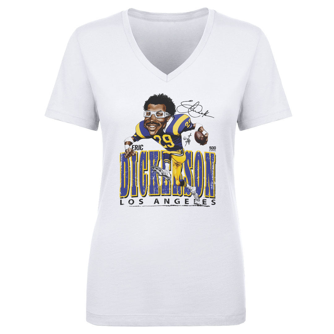 Eric Dickerson Women's V-Neck T-Shirt | 500 LEVEL