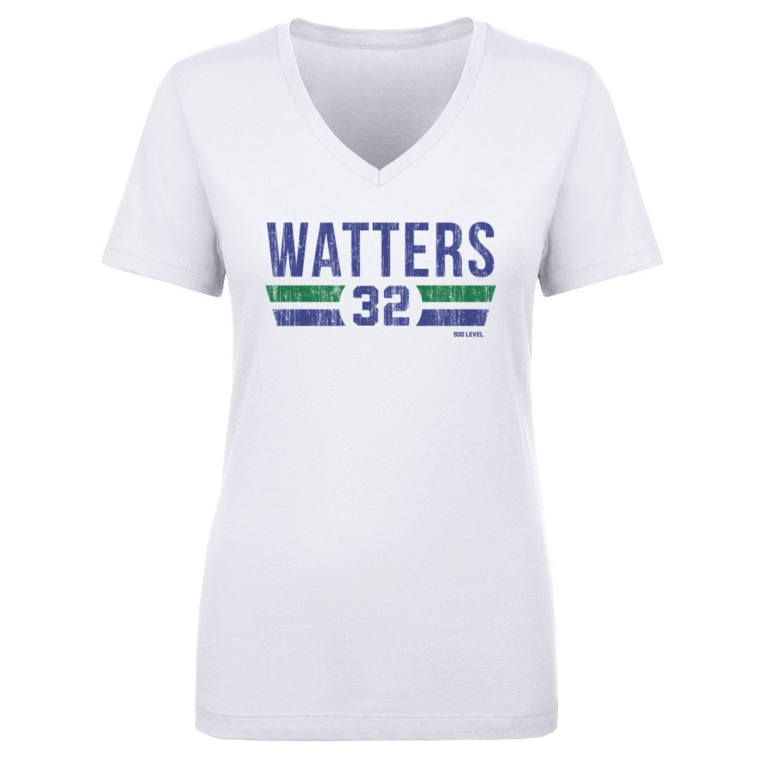 Ricky Watters Women's V-Neck T-Shirt | 500 LEVEL