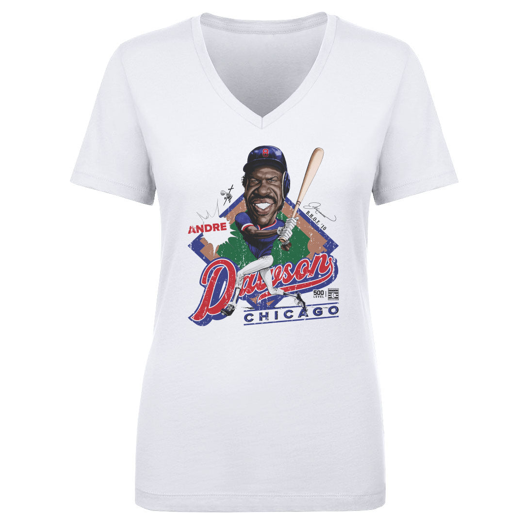 Andre Dawson Women's V-Neck T-Shirt | 500 LEVEL