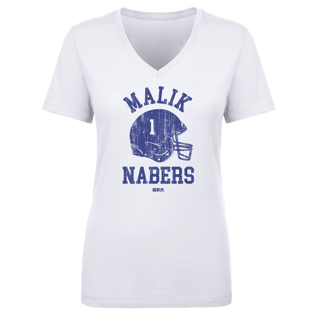 Malik Nabers Women's V-Neck T-Shirt | 500 LEVEL