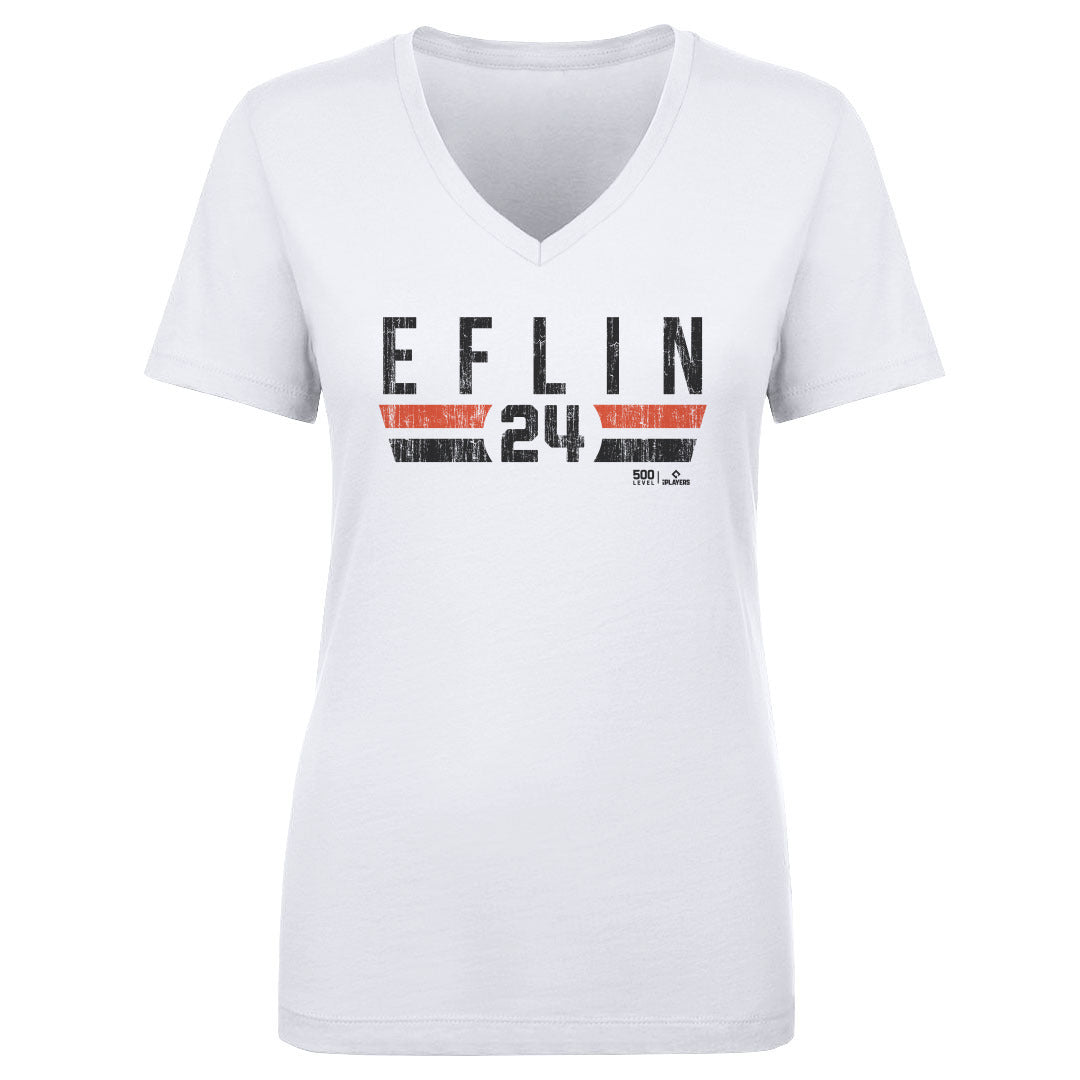 Zach Eflin Women's V-Neck T-Shirt | 500 LEVEL