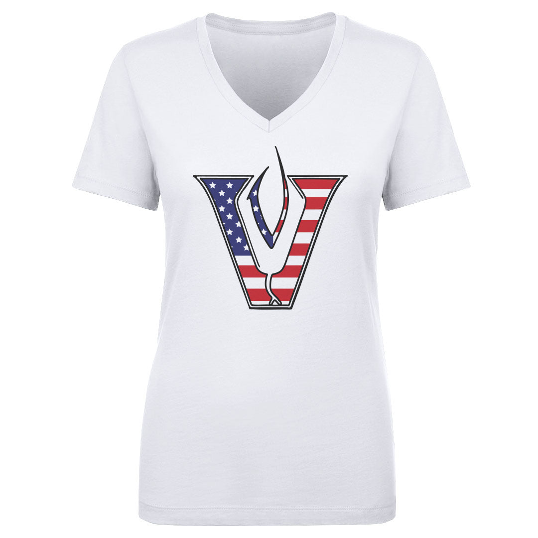 Crown Trio Women's V-Neck T-Shirt | 500 LEVEL