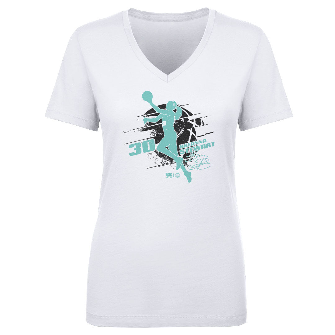 Breanna Stewart Women's V-Neck T-Shirt | 500 LEVEL