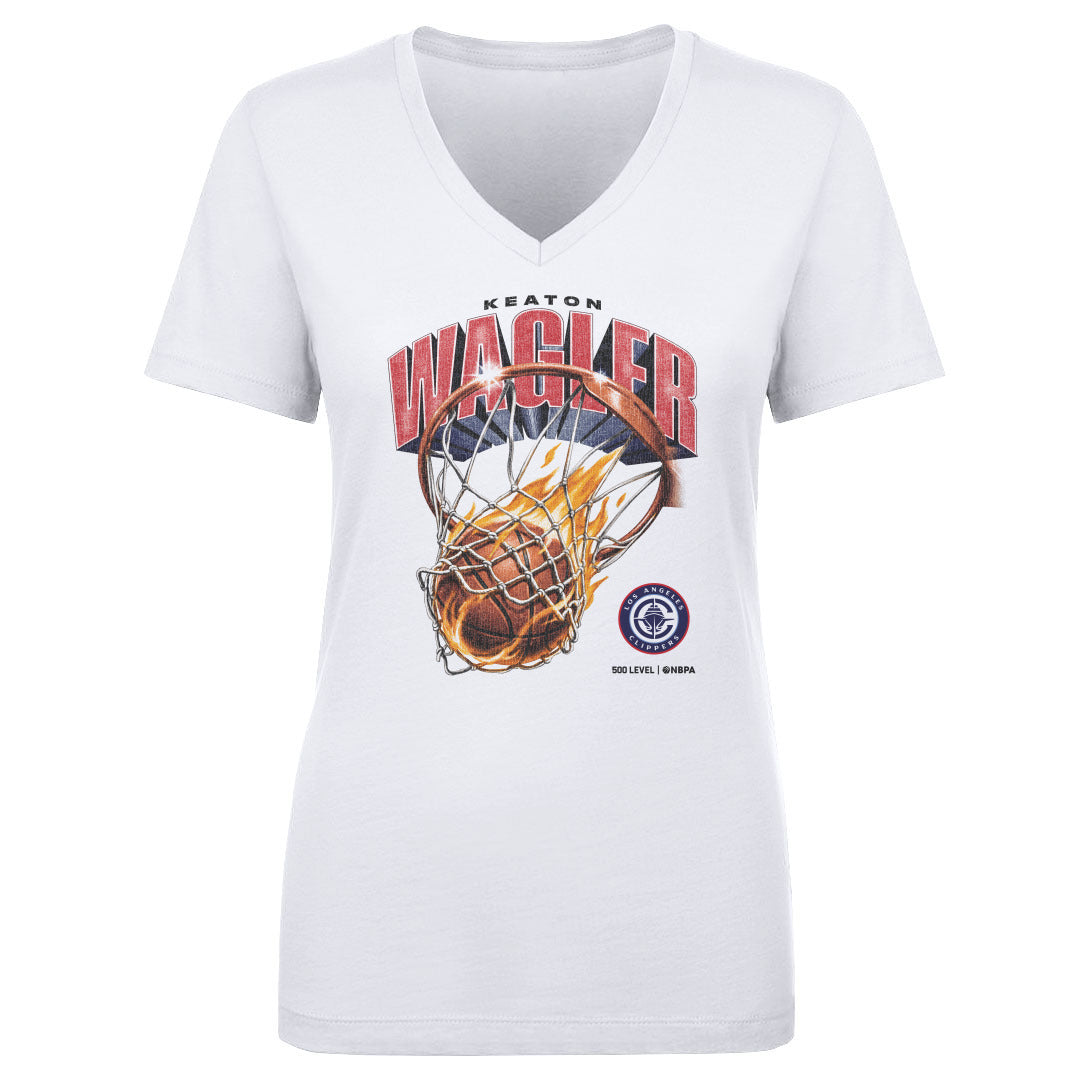 Keaton Wagler Women's V-Neck T-Shirt | 500 LEVEL