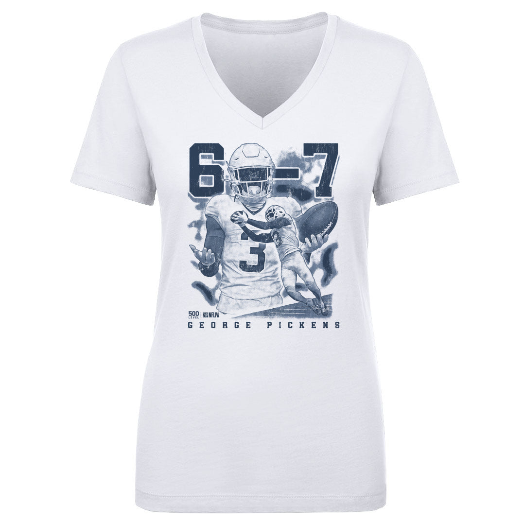 George Pickens Women's V-Neck T-Shirt | 500 LEVEL