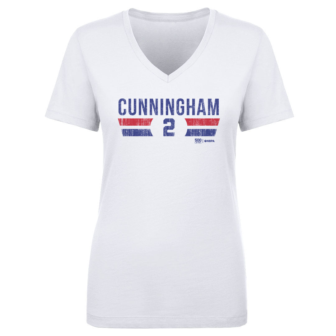 Cade Cunningham Women's V-Neck T-Shirt | 500 LEVEL