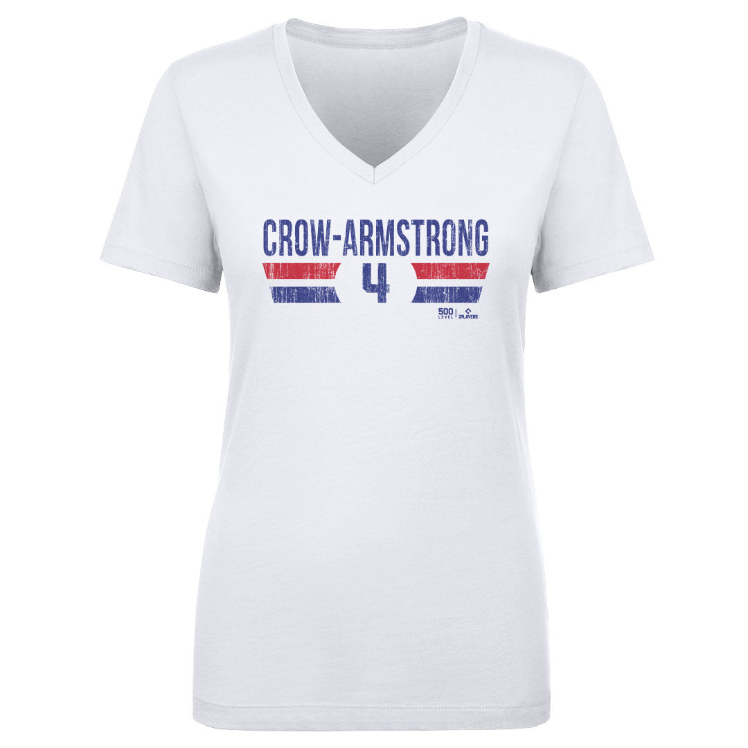Pete Crow-Armstrong Women's V-Neck T-Shirt | 500 LEVEL
